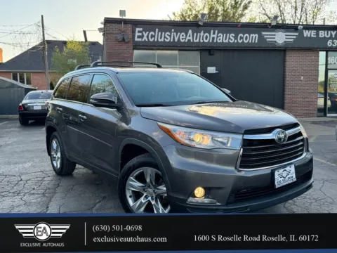Gray 2014 Toyota Highlander Limited Platinum Sport Utility 4D for sale in Roselle, IL