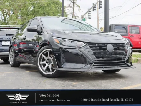 Black 2024 Nissan Sentra SV Sedan 4D for sale in Roselle, IL