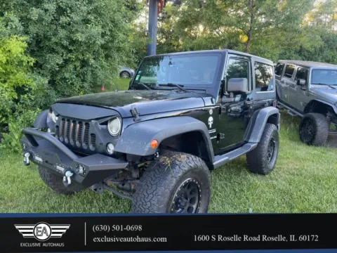 Black 2016 Jeep Wrangler Sport SUV 2D for sale in Roselle, IL