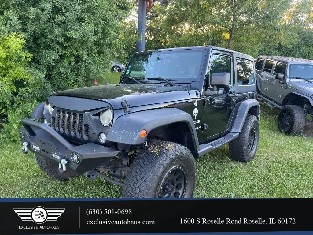 Black 2016 Jeep Wrangler Sport SUV 2D for sale in Roselle, IL