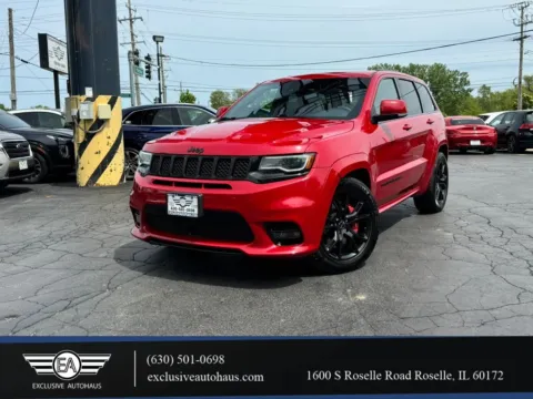 Red 2018 Jeep Grand Cherokee SRT Sport Utility 4D for sale in Roselle, IL