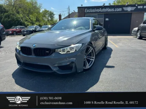 Gray 2017 BMW M4 Coupe 2D for sale in Roselle, IL