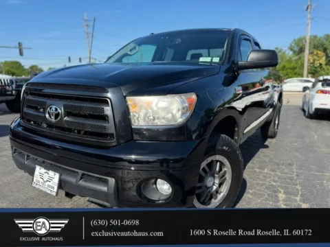 Black 2012 Toyota Tundra Double Cab Pickup 4D 6 1/2 ft for sale in Roselle, IL