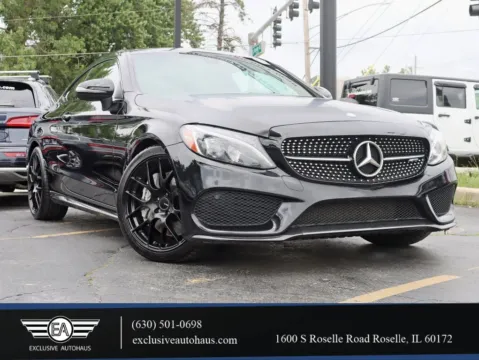 Black 2017 Mercedes-Benz Mercedes-AMG C-Class C 43 AMG Coupe 2D for sale in Roselle, IL