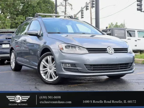 Gray 2015 Volkswagen Golf SportWagen TDI SE Wagon 4D for sale in Roselle, IL