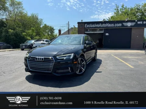 Black 2017 Audi A4 Premium Plus Sedan 4D for sale in Roselle, IL