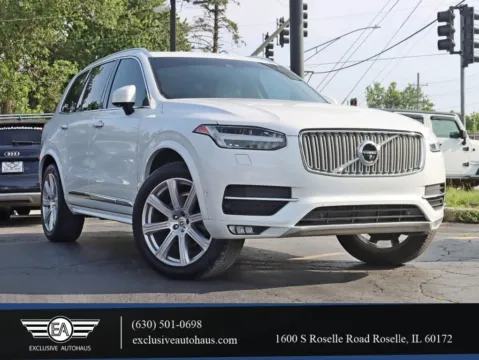 White 2017 Volvo XC90 T6 Inscription Sport Utility 4D for sale in Roselle, IL
