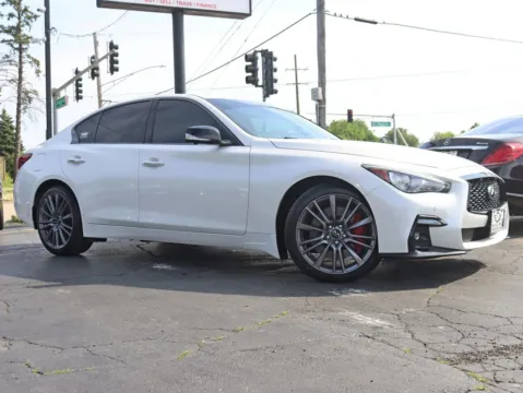 Photos of 2022 INFINITI Q50 RED SPORT 400 Sedan 4D for sale in Roselle, IL at Exclusive Autohaus - Roselle