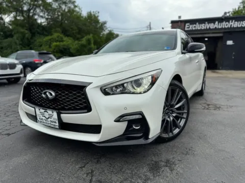 Photos of 2022 INFINITI Q50 RED SPORT 400 Sedan 4D for sale in Roselle, IL at Exclusive Autohaus - Roselle