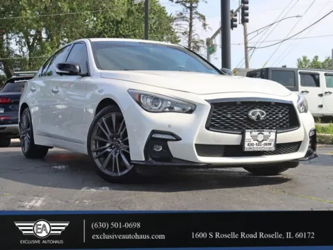 White 2022 INFINITI Q50 RED SPORT 400 Sedan 4D for sale in Roselle, IL