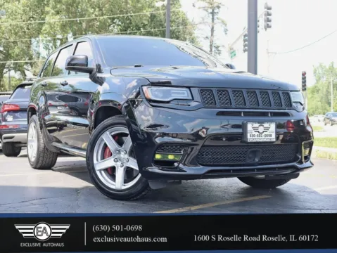 Black 2017 Jeep Grand Cherokee SRT Sport Utility 4D for sale in Roselle, IL