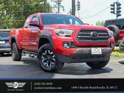 Red 2016 Toyota Tacoma Access Cab TRD Sport Pickup 4D 6 ft for sale in Roselle, IL