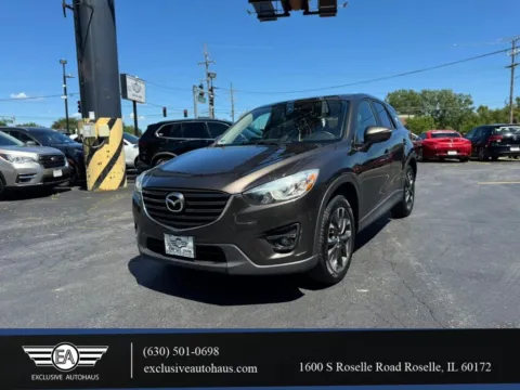 Gray 2016 MAZDA CX-5 Grand Touring Sport Utility 4D for sale in Roselle, IL