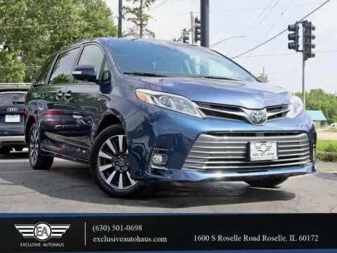 Blue 2020 Toyota Sienna Limited Minivan 4D for sale in Roselle, IL