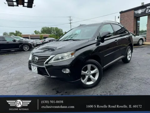 Black 2013 Lexus RX 350 Sport Utility 4D for sale in Roselle, IL