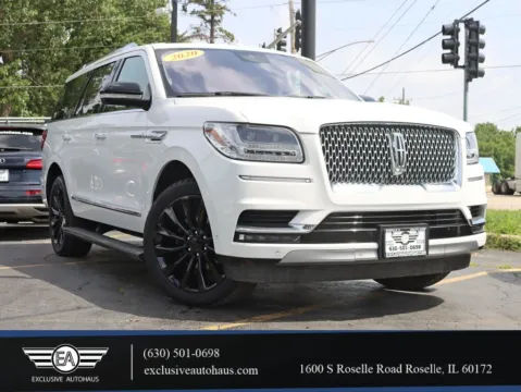 White 2020 Lincoln Navigator Reserve Sport Utility 4D for sale in Roselle, IL