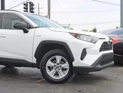 Another view of 2021 Toyota RAV4 Hybrid LE Sport Utility 4D for sale in Roselle, IL at Exclusive Autohaus - Roselle
