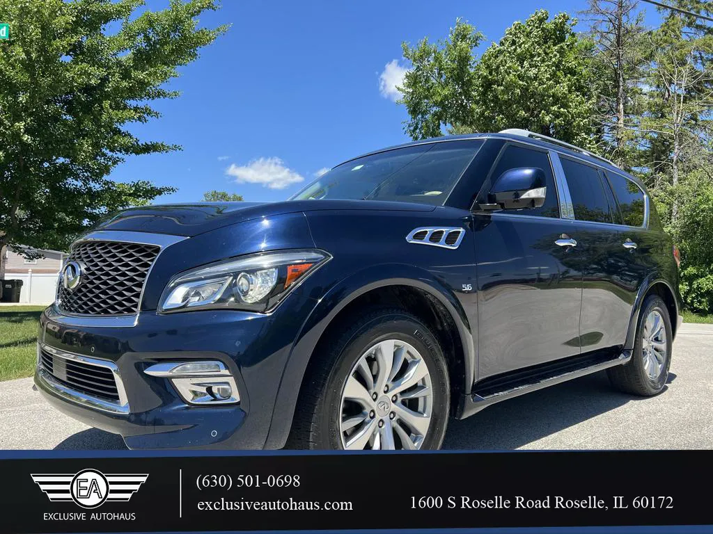 Used 2015 INFINITI QX80 Sport Utility 4D for sale in Roselle, IL