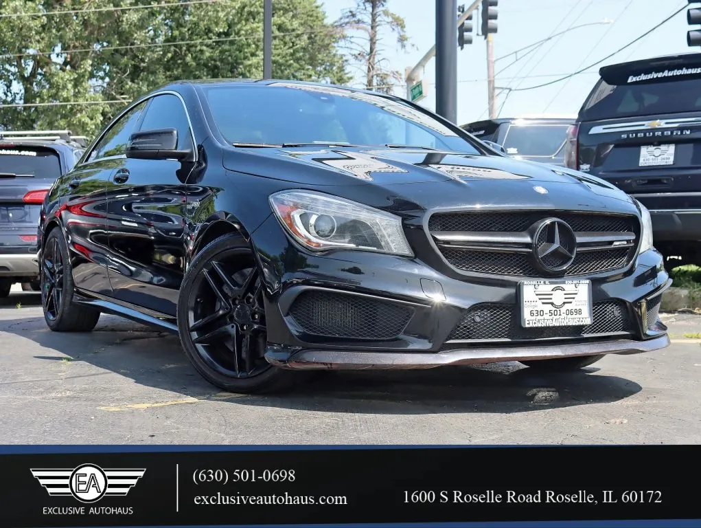 Black 2016 Mercedes-Benz AMG CLA CLA 45 4MATIC Coupe 4D for sale in Roselle, IL