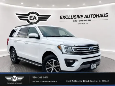 White 2019 Ford Expedition XLT Sport Utility 4D for sale in Roselle, IL