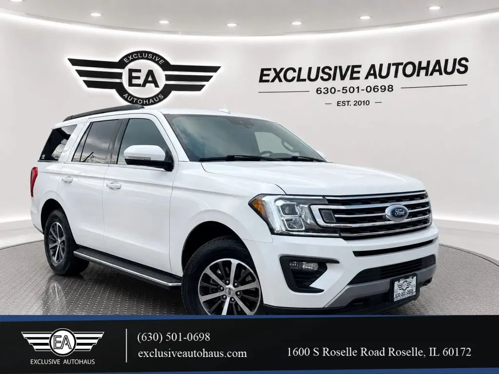 White 2019 Ford Expedition XLT Sport Utility 4D for sale in Roselle, IL