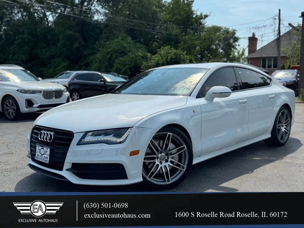 White 2014 Audi A7 Prestige Sedan 4D for sale in Roselle, IL