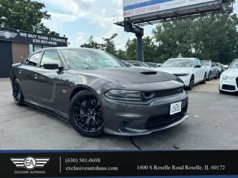 Gray 2019 Dodge Charger Scat Pack Sedan 4D for sale in Roselle, IL
