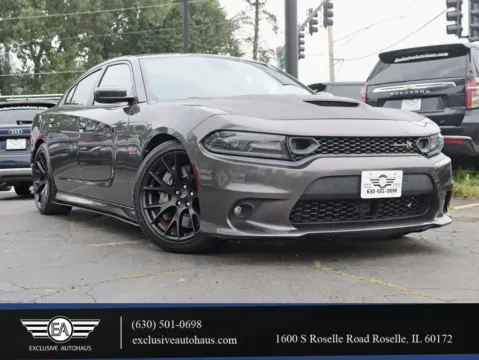 Gray 2019 Dodge Charger Scat Pack Sedan 4D for sale in Roselle, IL