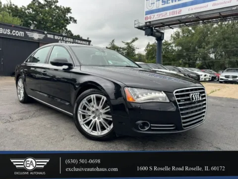 Black 2014 Audi A8 L TDI Sedan 4D for sale in Roselle, IL