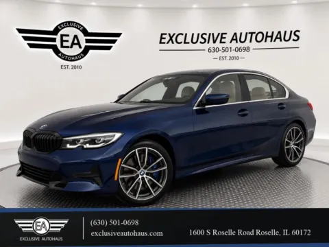 Blue 2020 BMW 3 Series 330i xDrive Sedan 4D for sale in Roselle, IL