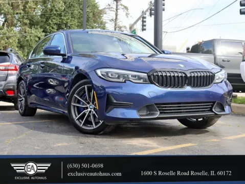 Blue 2020 BMW 3 Series 330i xDrive Sedan 4D for sale in Roselle, IL