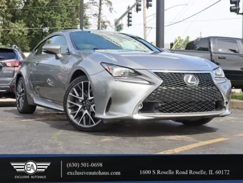 Silver 2016 Lexus RC 300 Coupe 2D for sale in Roselle, IL