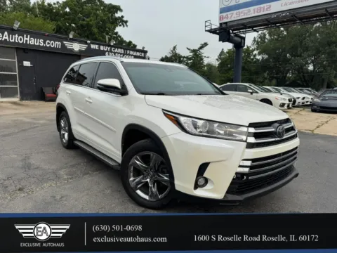 White 2019 Toyota Highlander Limited Platinum Sport Utility 4D for sale in Roselle, IL