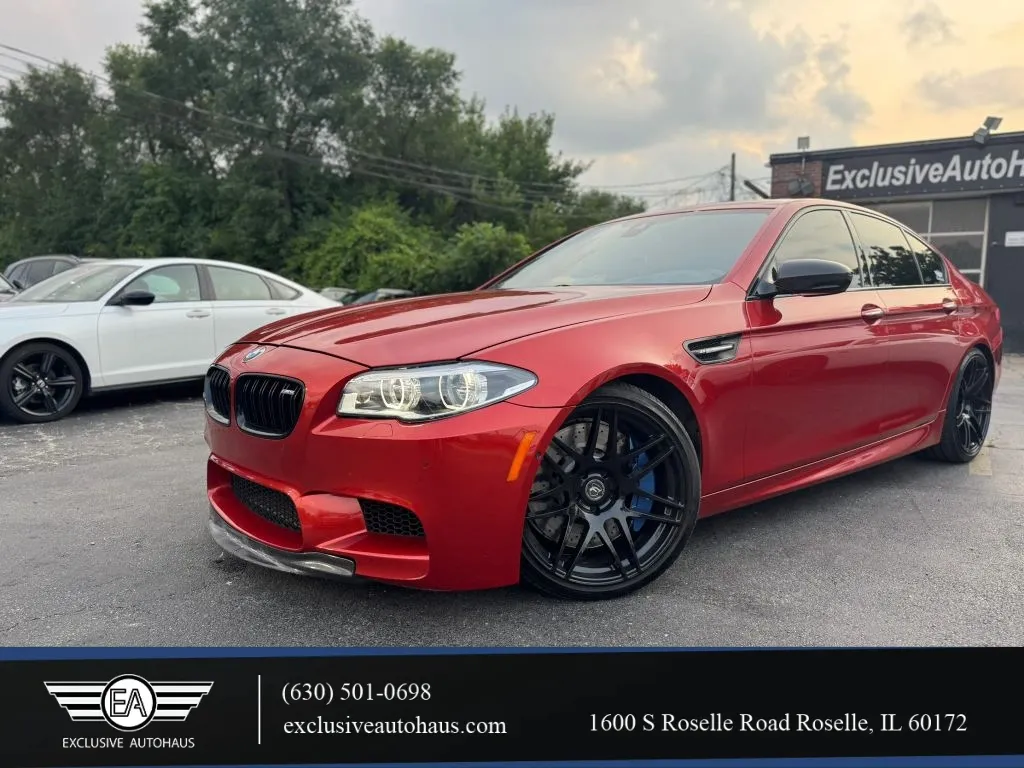 Orange 2015 BMW M5 Sedan 4D for sale in Roselle, IL