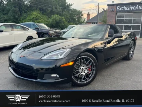 Black 2008 Chevrolet Corvette Coupe 2D for sale in Roselle, IL