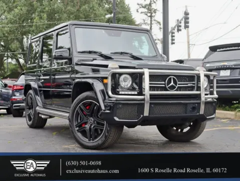 Black 2016 Mercedes-Benz G-Class G 63 AMG Sport Utility 4D for sale in Roselle, IL
