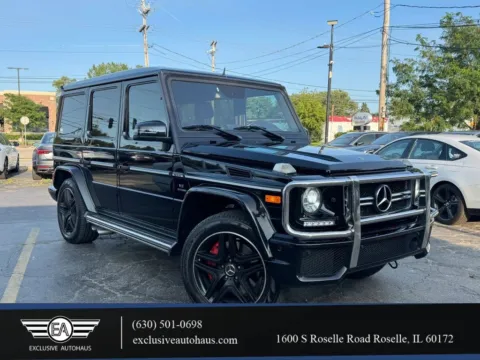 Black 2016 Mercedes-Benz G-Class G 63 AMG Sport Utility 4D for sale in Roselle, IL