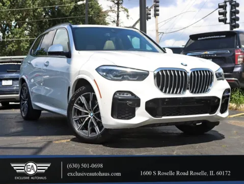 White 2019 BMW X5 xDrive40i Sport Utility 4D for sale in Roselle, IL