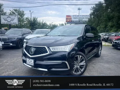 Black 2017 Acura MDX SH-AWD Sport Utility 4D for sale in Roselle, IL