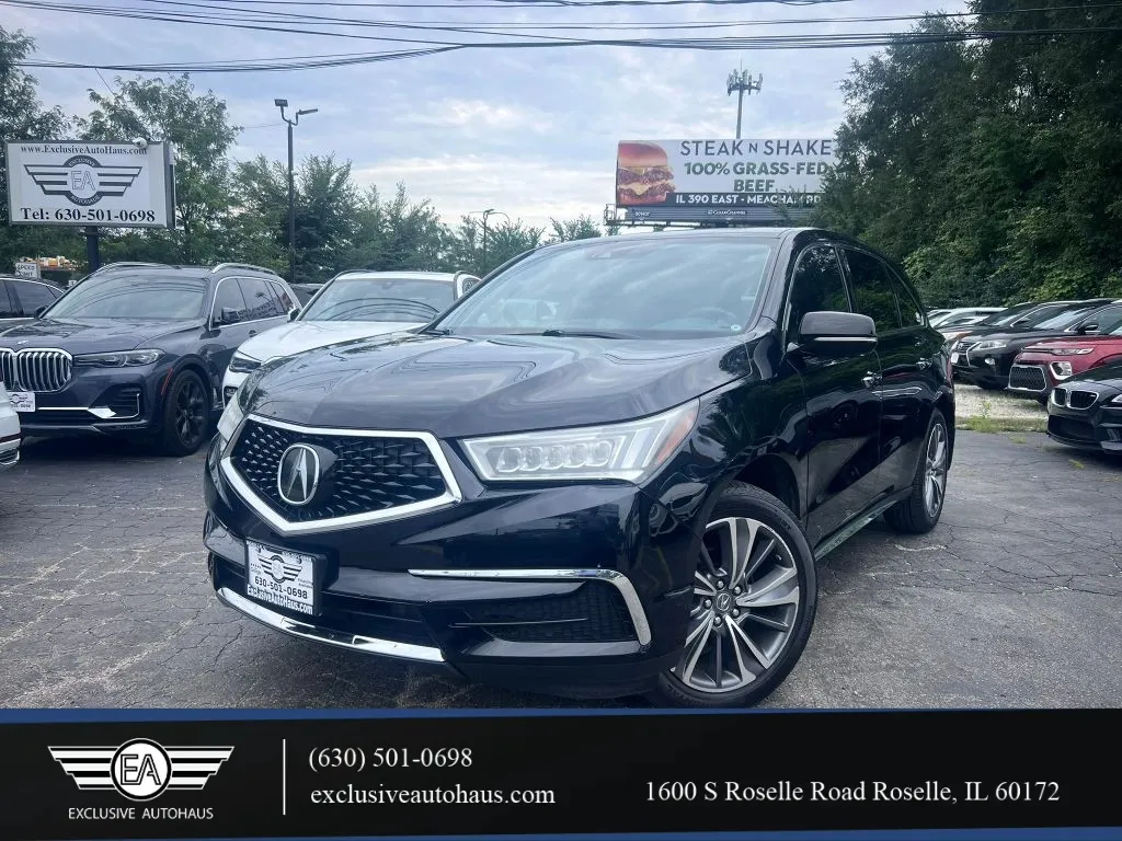 Black 2017 Acura MDX SH-AWD Sport Utility 4D for sale in Roselle, IL