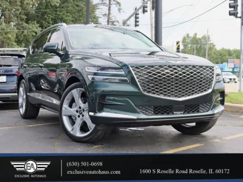 Green 2021 Genesis GV80 3.5T Standard Sport Utility 4D for sale in Roselle, IL