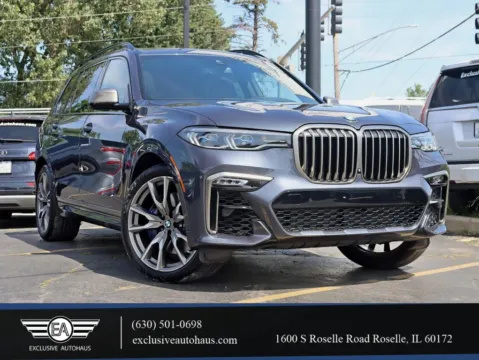 Gray 2022 BMW X7 M50i Sport Utility 4D for sale in Roselle, IL