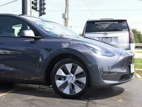 Another view of 2023 Tesla Model Y Long Range Sport Utility 4D for sale in Roselle, IL at Exclusive Autohaus - Roselle