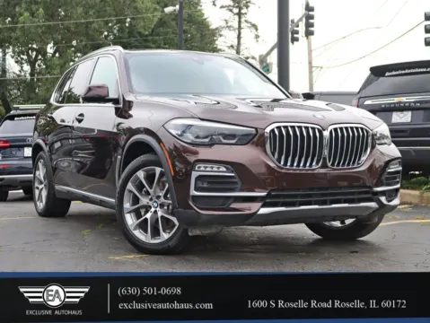 Brown 2019 BMW X5 xDrive40i Sport Utility 4D for sale in Roselle, IL