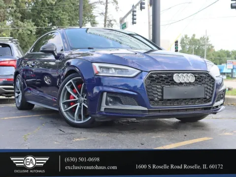 Blue 2018 Audi S5 Prestige Coupe 2D for sale in Roselle, IL