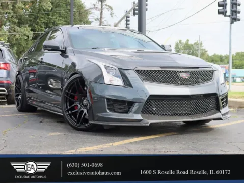 Gray 2017 Cadillac ATS-V Sedan 4D for sale in Roselle, IL