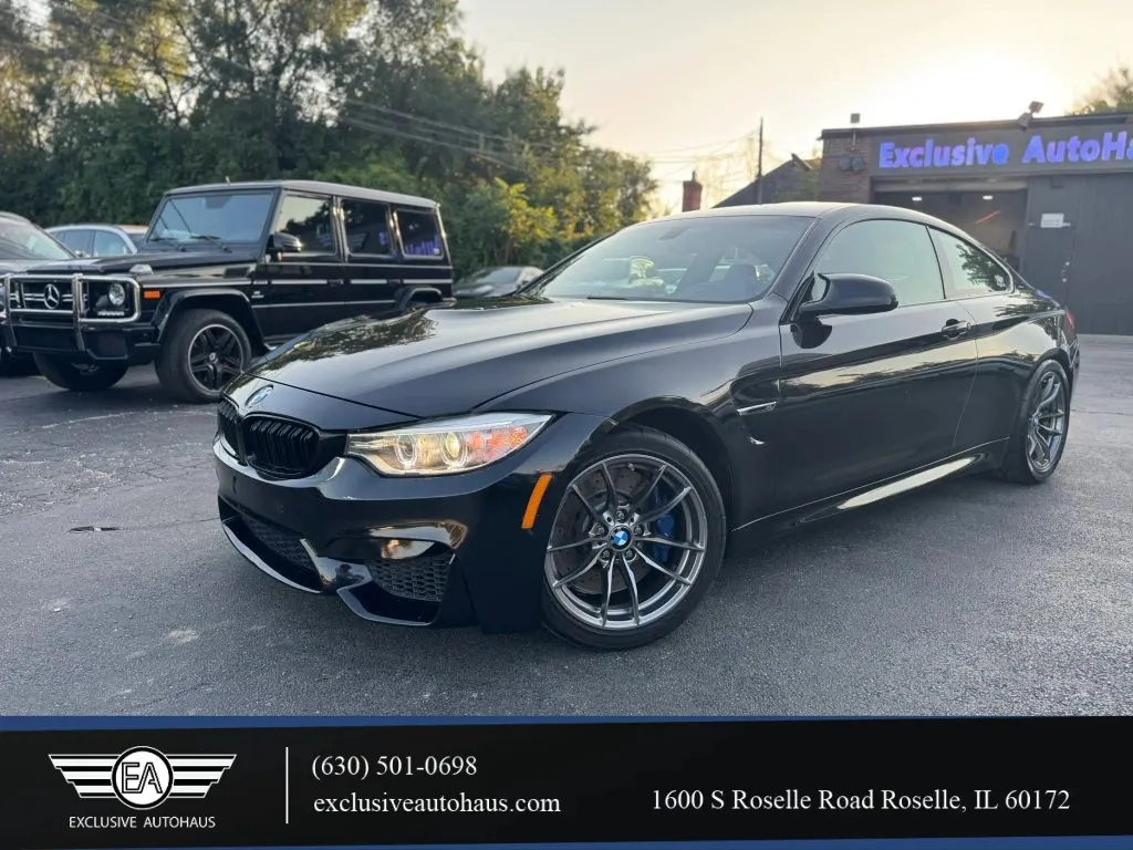 Black 2016 BMW M4 Coupe 2D for sale in Roselle, IL