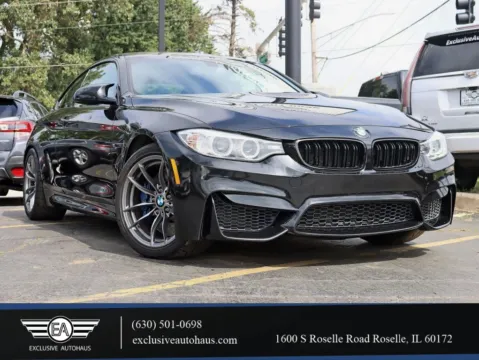 Black 2016 BMW M4 Coupe 2D for sale in Roselle, IL