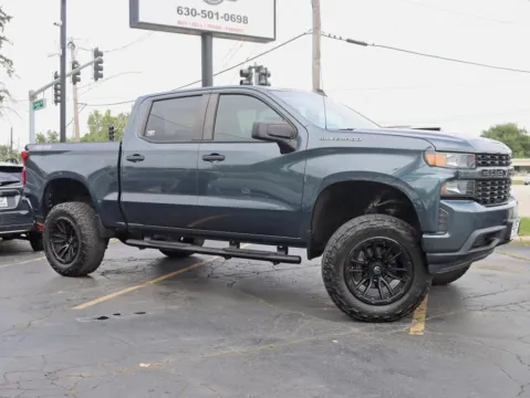 Photos of 2020 Chevrolet Silverado 1500 Crew Cab Custom Pickup 4D 5 3/4 ft for sale in Roselle, IL at Exclusive Autohaus - Roselle