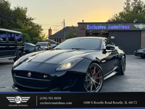 Black 2015 Jaguar F-TYPE R Coupe 2D for sale in Roselle, IL